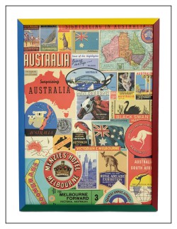 Framing travel poster, art print, modern coloured picture frame